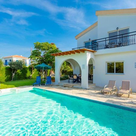 Sun Beach Villa Tria Polis Extérieur photo