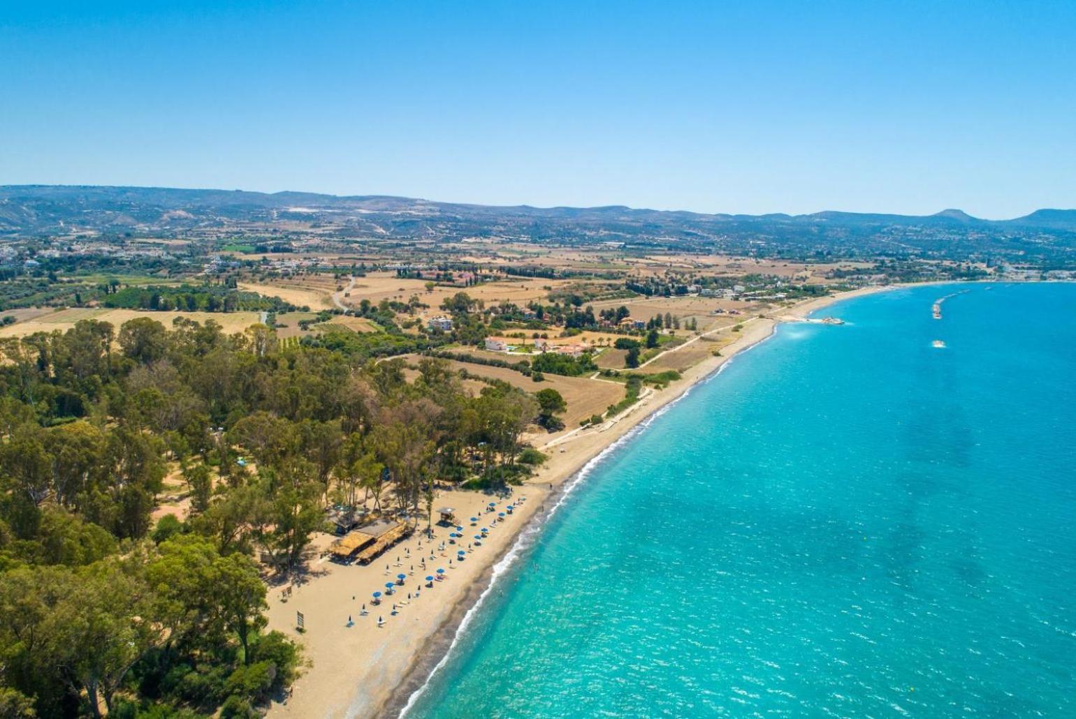 Sun Beach Villa Tria Polis Extérieur photo