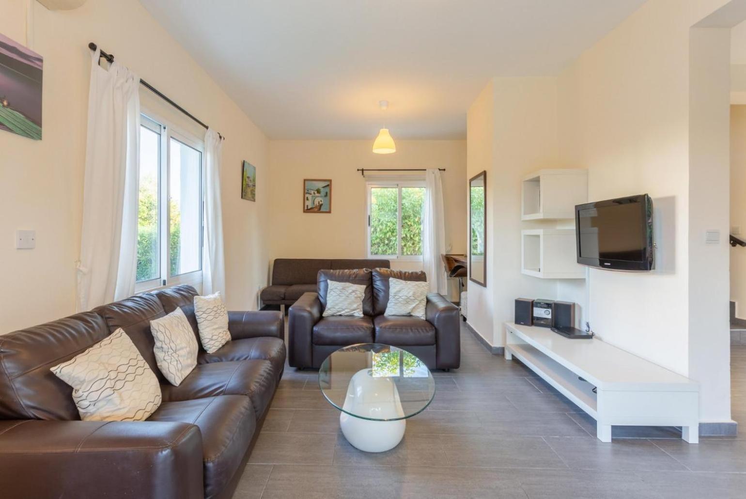 Sun Beach Villa Tria Polis Extérieur photo