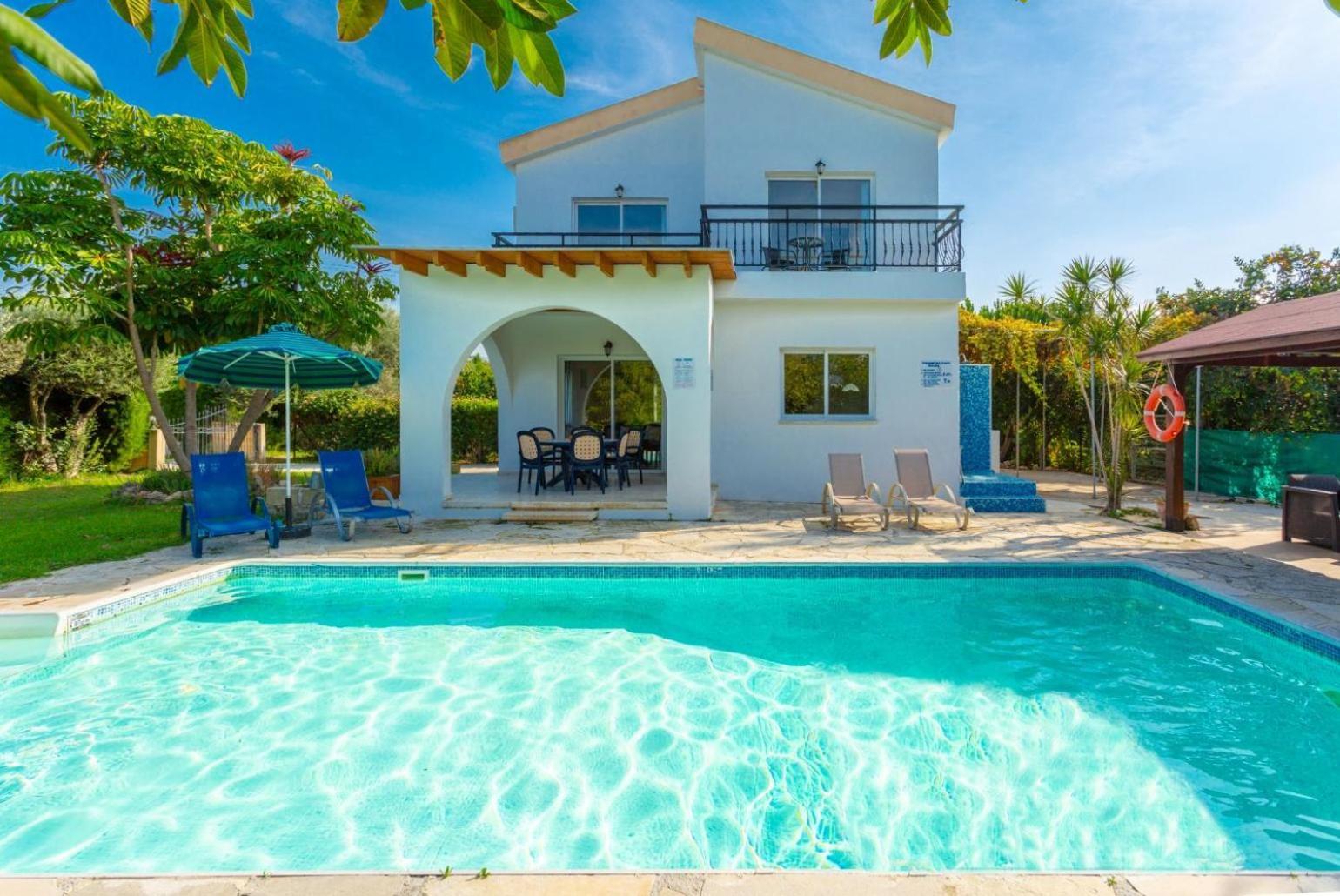Sun Beach Villa Tria Polis Extérieur photo