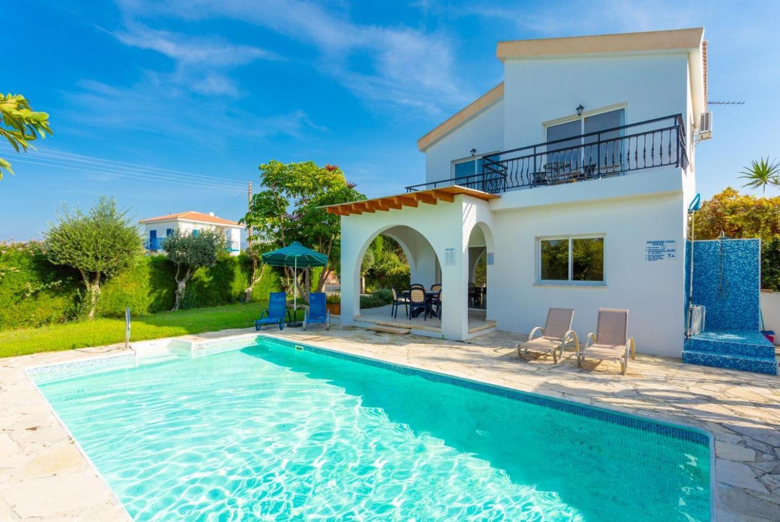Sun Beach Villa Tria Polis Extérieur photo